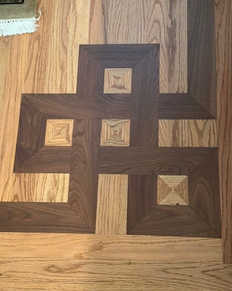 Celtic Knot Inlay Detail