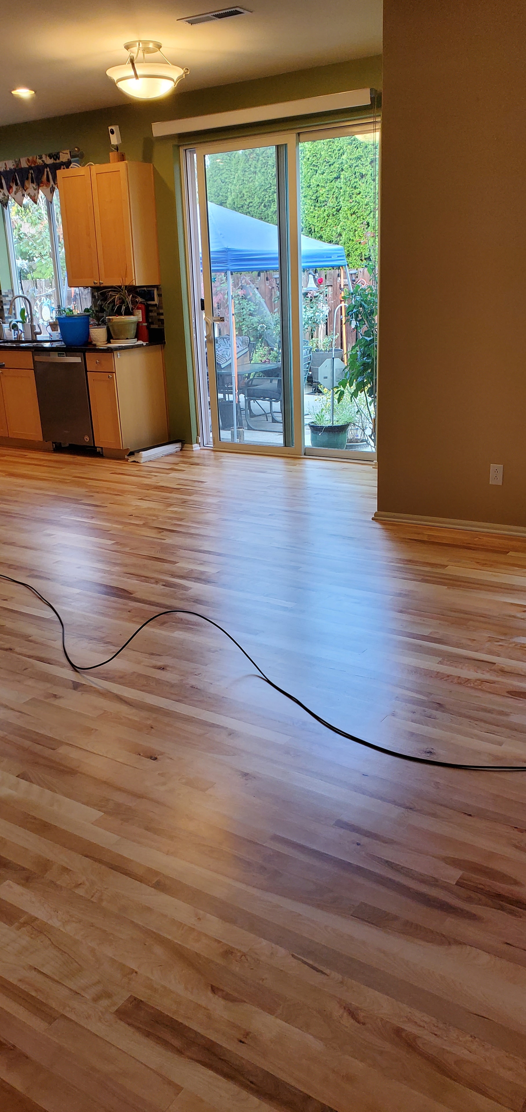 Maple Floor Installation