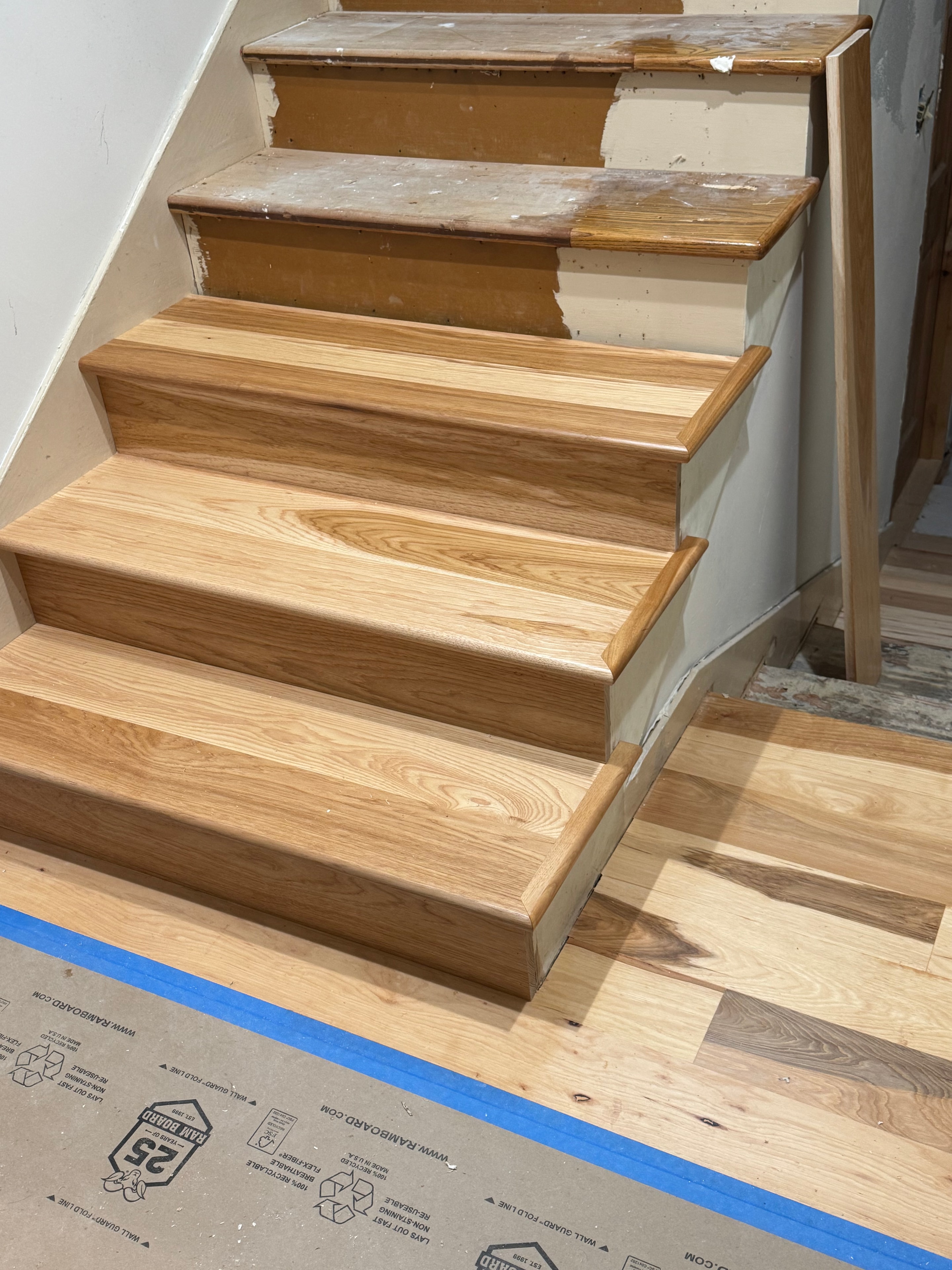 Hickory Stair Treads — Full Run